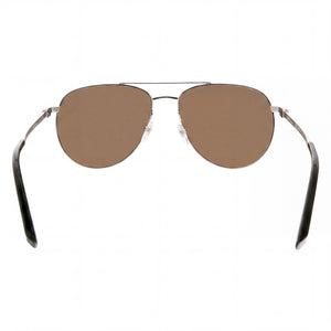 Ferragamo Aviators Aviator Sunglasses for Unisex — interior view, Non-Polarized lens detail