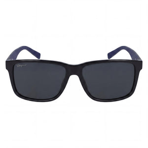 Ferragamo Rectangle Sunglasses for Men — front view, Plastic frame