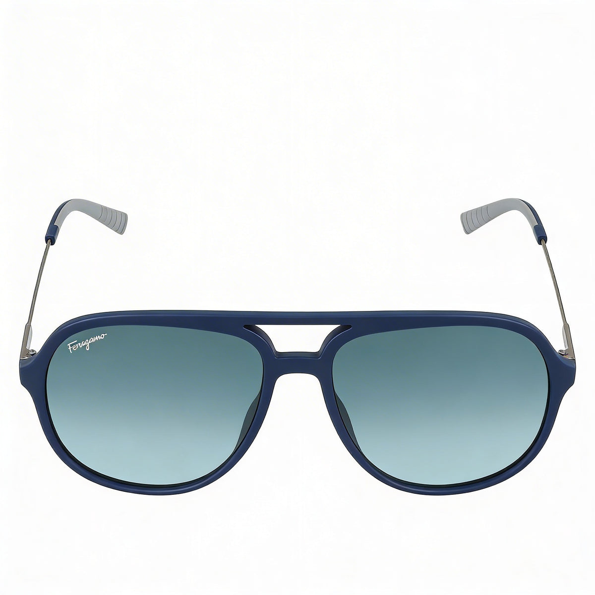 Ferragamo Blue Rectangle Sunglasses Unisex, 60mm, Photo 2