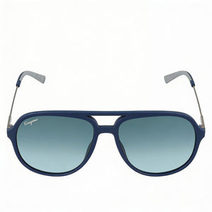 Ferragamo Rectangle Sunglasses Unisex — front view, INJECTED frame