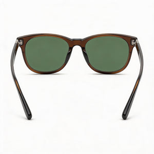 Ferragamo Oval Sunglasses Unisex — front view, Plastic frame