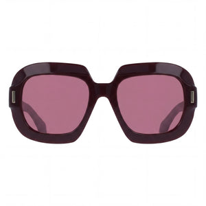 Ferragamo Square Sunglasses for Men — front view, Acetate frame