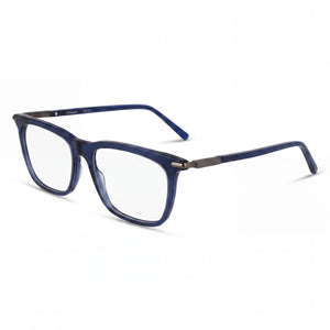 Ferragamo Casual Blue Rectangle Eyeglasses for Men, Acetate frame
