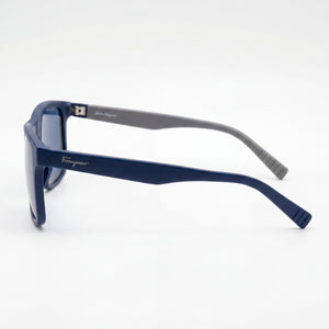 Ferragamo Classic Rectangle Sunglasses for Women — front view, Plastic frame