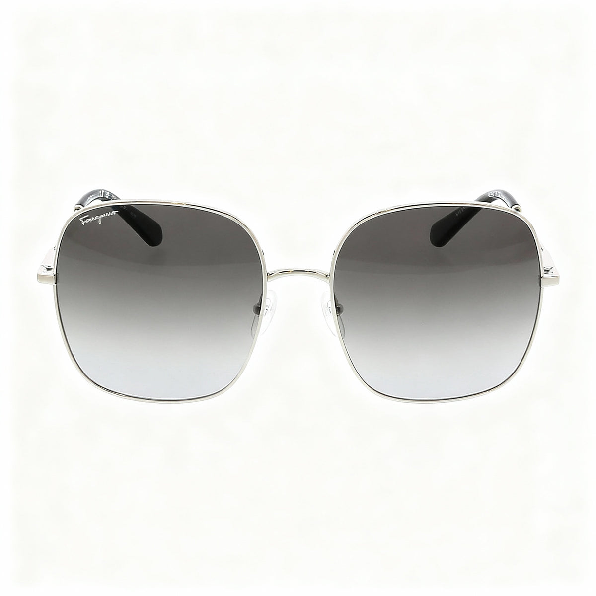 Ferragamo Classic Silver Square Gradient Sunglasses for Women, 59mm, Photo 2