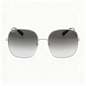 Ferragamo Classic Square Sunglasses for Women — front view, Plastic frame