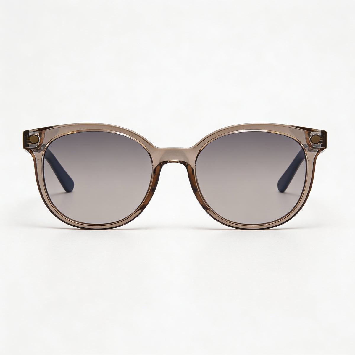 Gafas de sol redondas para mujer Ferragamo Contemporary SF833S Crystal Nude, 53 mm, Photo 2