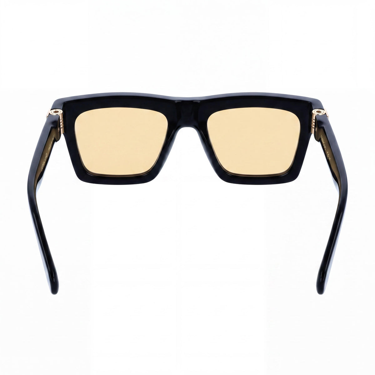 Ferragamo Modern SF2071S Black Gold Rectangle Sunglasses for Men, 54mm, Photo 4