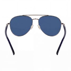 Ferragamo Modern Aviator Sunglasses for Men — interior view, Clear demo lens detail