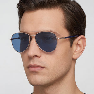 Ferragamo Modern Silver Sunglasses Men — lifestyle wear, garden parties and weekend brunches