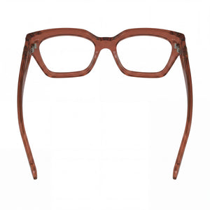 Ferragamo Rectangle Eyeglasses Unisex — interior view, Polycarbonate demo lenses