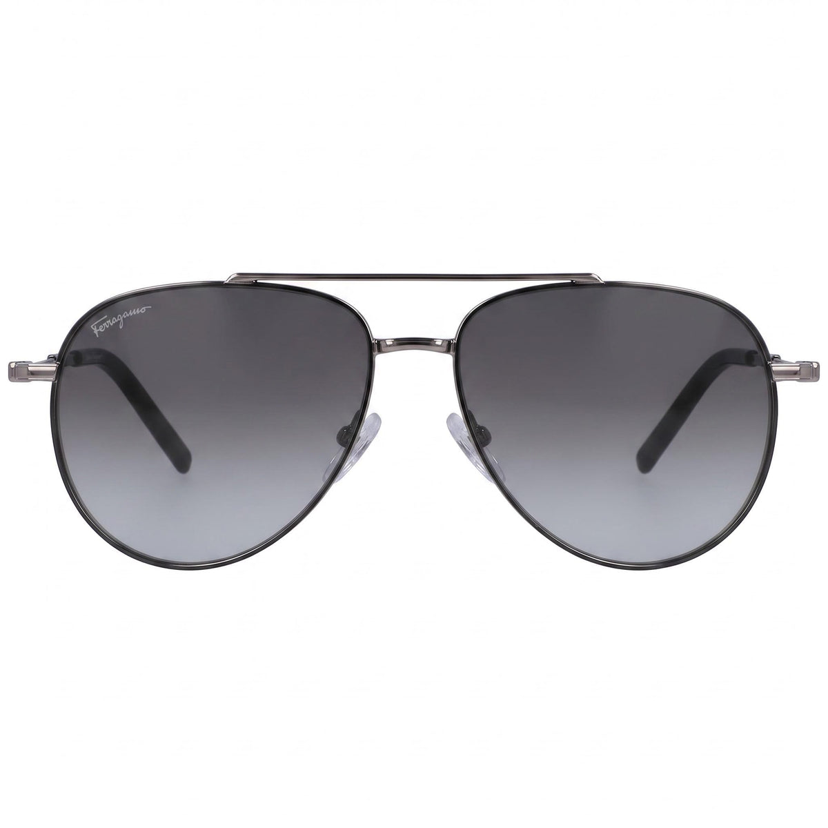 Gafas de sol Ferragamo SF 226S Negro/Rutenio Claro Unisex, 58mm, Photo 2