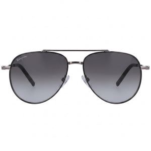 Ferragamo SF 226S Aviator Sunglasses Unisex — front view, Metal frame