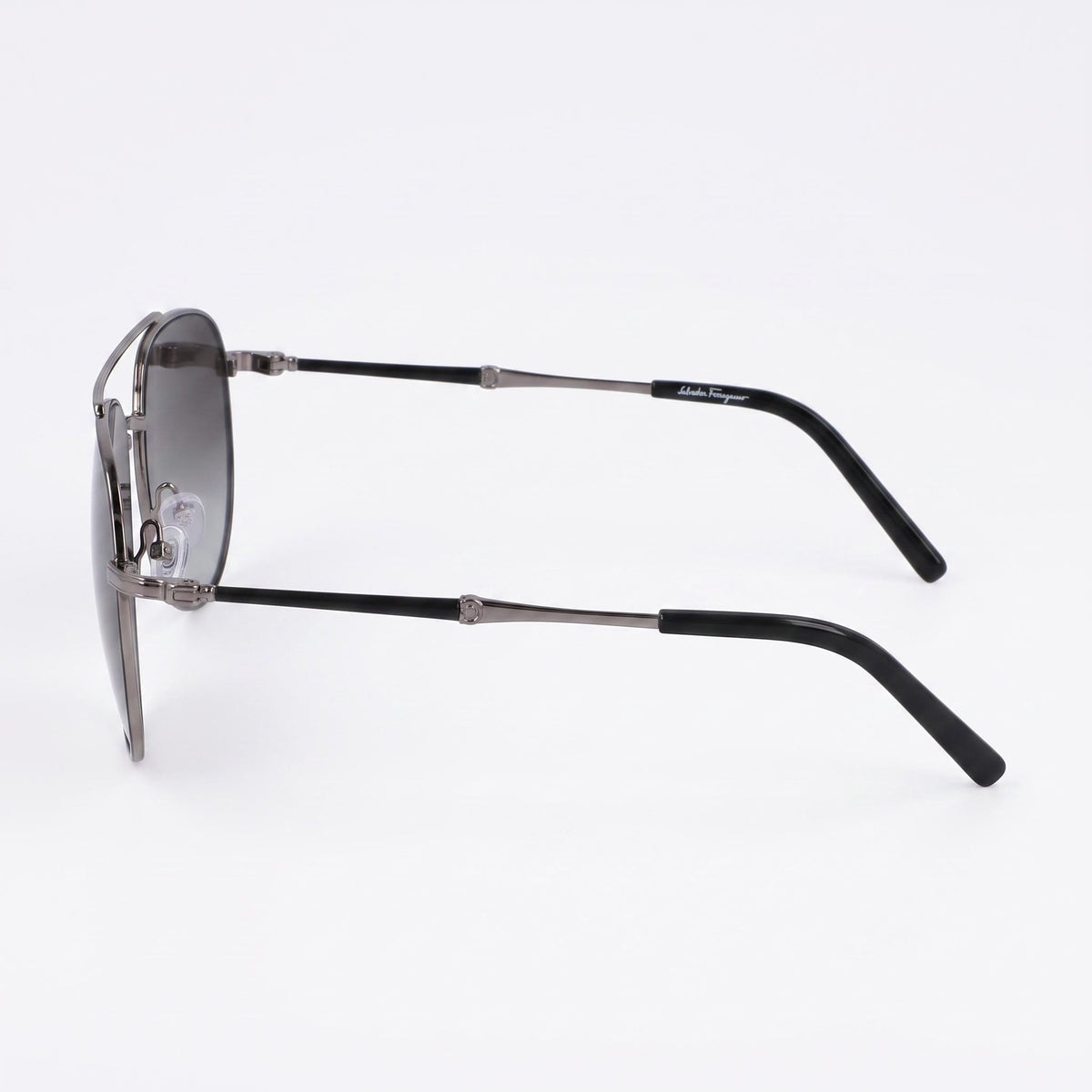 Gafas de sol Ferragamo SF 226S Negro/Rutenio Claro Unisex, 58mm, Photo 3