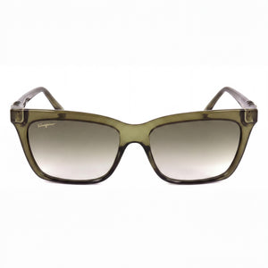 Ferragamo Sf1027s Square Sunglasses Unisex — front view, Plastic frame