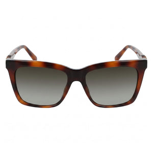 Ferragamo Sf1027s Rectangle Sunglasses Unisex — front view, Plastic frame