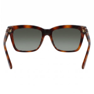 Ferragamo Sf1027s Rectangle Sunglasses Unisex — interior view, Non-Polarized lens detail