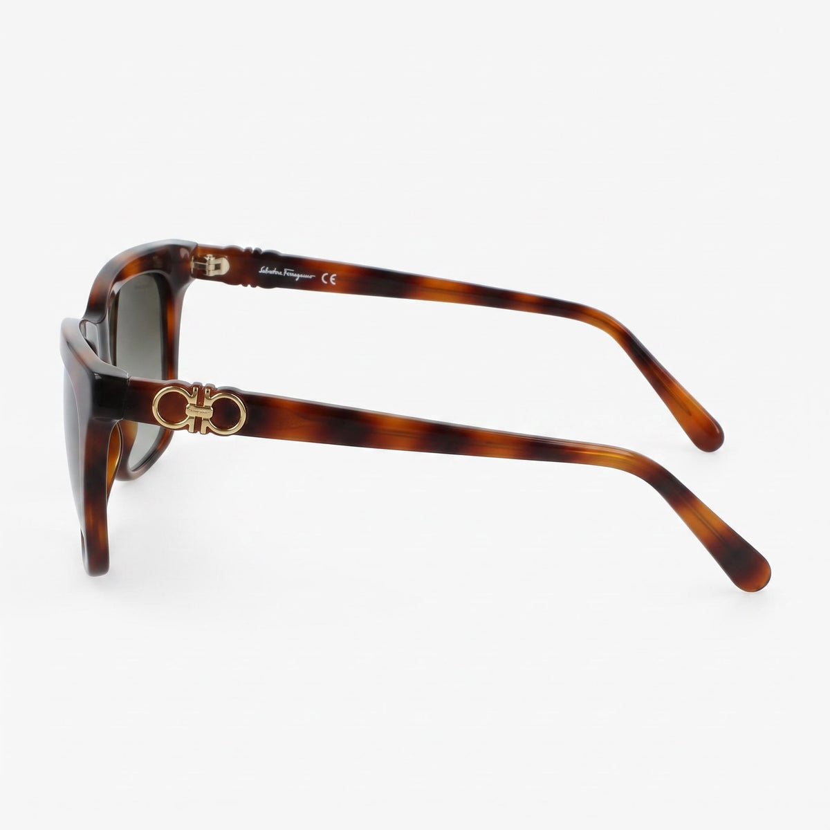 Gafas de sol rectangulares unisex Ferragamo Sf1027s carey, 55 mm, Photo 3
