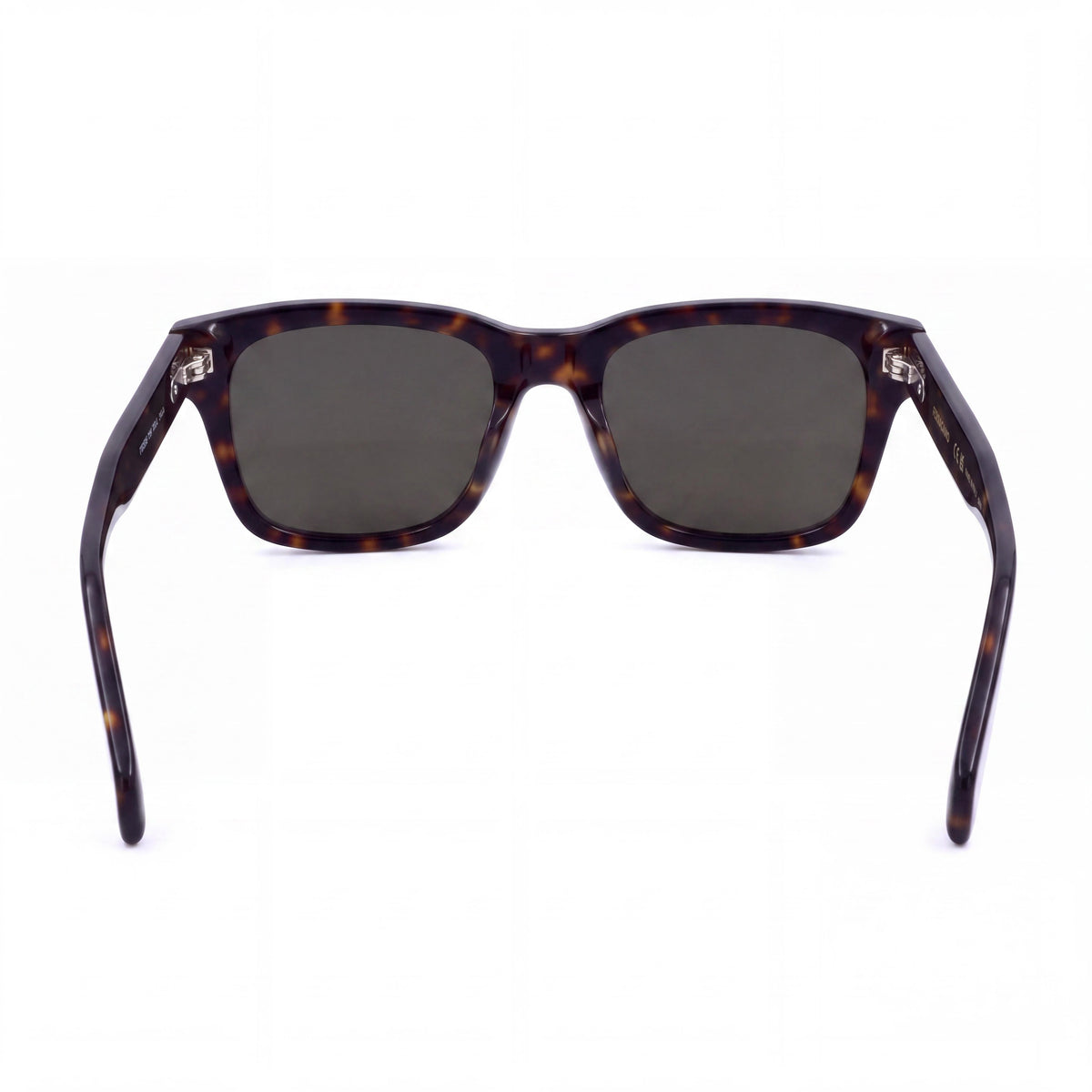 Salvatore Ferragamo Sf1039s Gafas de sol rectangulares de plástico con efecto carey para hombre, logotipo plateado, lentes verdes con protección UV de 54 mm, Photo 3