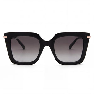 Ferragamo SF1041S Square Sunglasses for Women — front view, Plastic frame