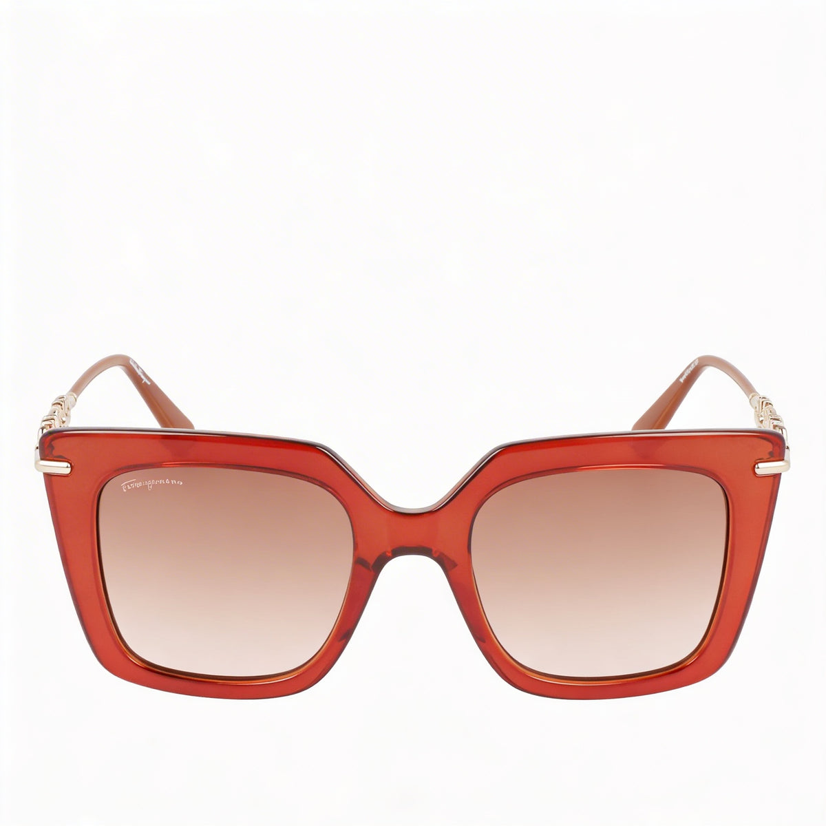 Ferragamo SF1041S Brown Square Sunglasses for Women, 51mm, Photo 2
