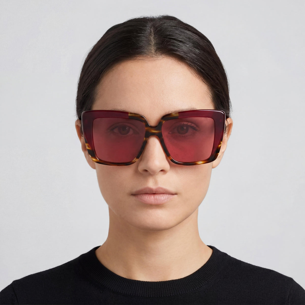 Ferragamo Sf1060sn Striped Brown/Purple Sunglasses for Women, 55mm, Photo 5