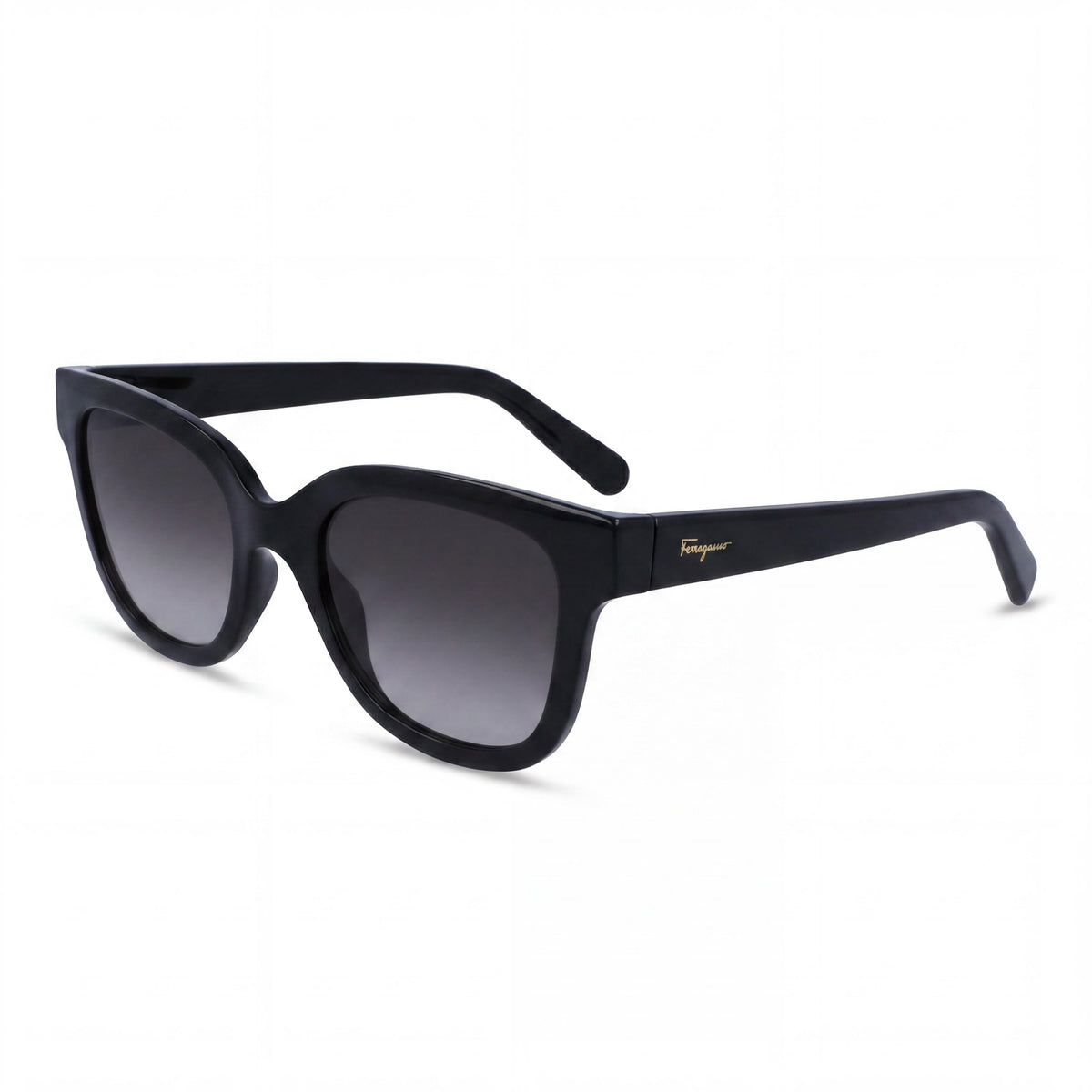 Gafas de sol cuadradas Ferragamo SF1066S negras para mujer, 52 mm, Photo 1