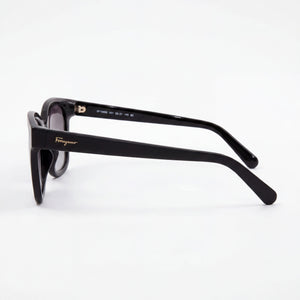 Ferragamo SF1066S Square Sunglasses Women — side view, Non-Polarized Gray Gradient lens
