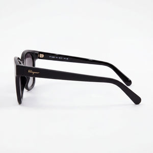 Ferragamo SF1066S Square Sunglasses Women — side view, Non-Polarized Gray Gradient lens