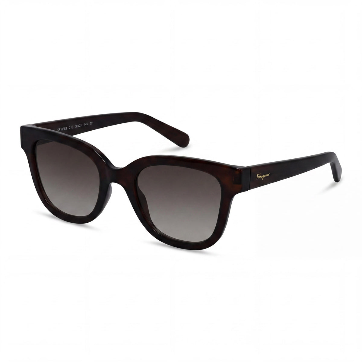 Ferragamo SF1066S Crystal Brown Square Sunglasses for Women, 52mm, Photo 1
