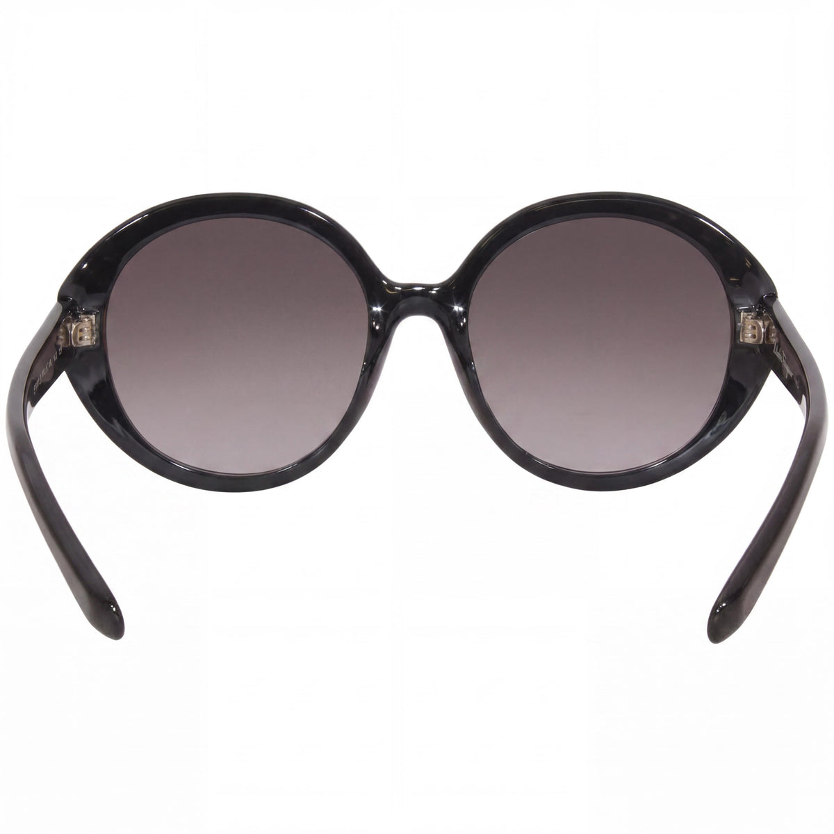 Ferragamo SF1067S Black/Gold-logo Round Sunglasses for Women, 57mm, Photo 4