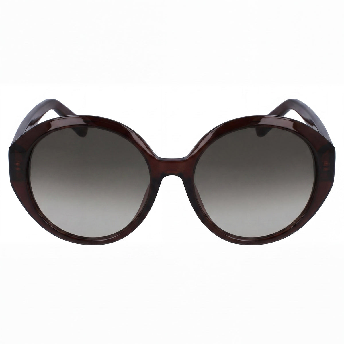 Ferragamo SF1067S Crystal Brown Oval Sunglasses for Women, 57mm, Photo 2