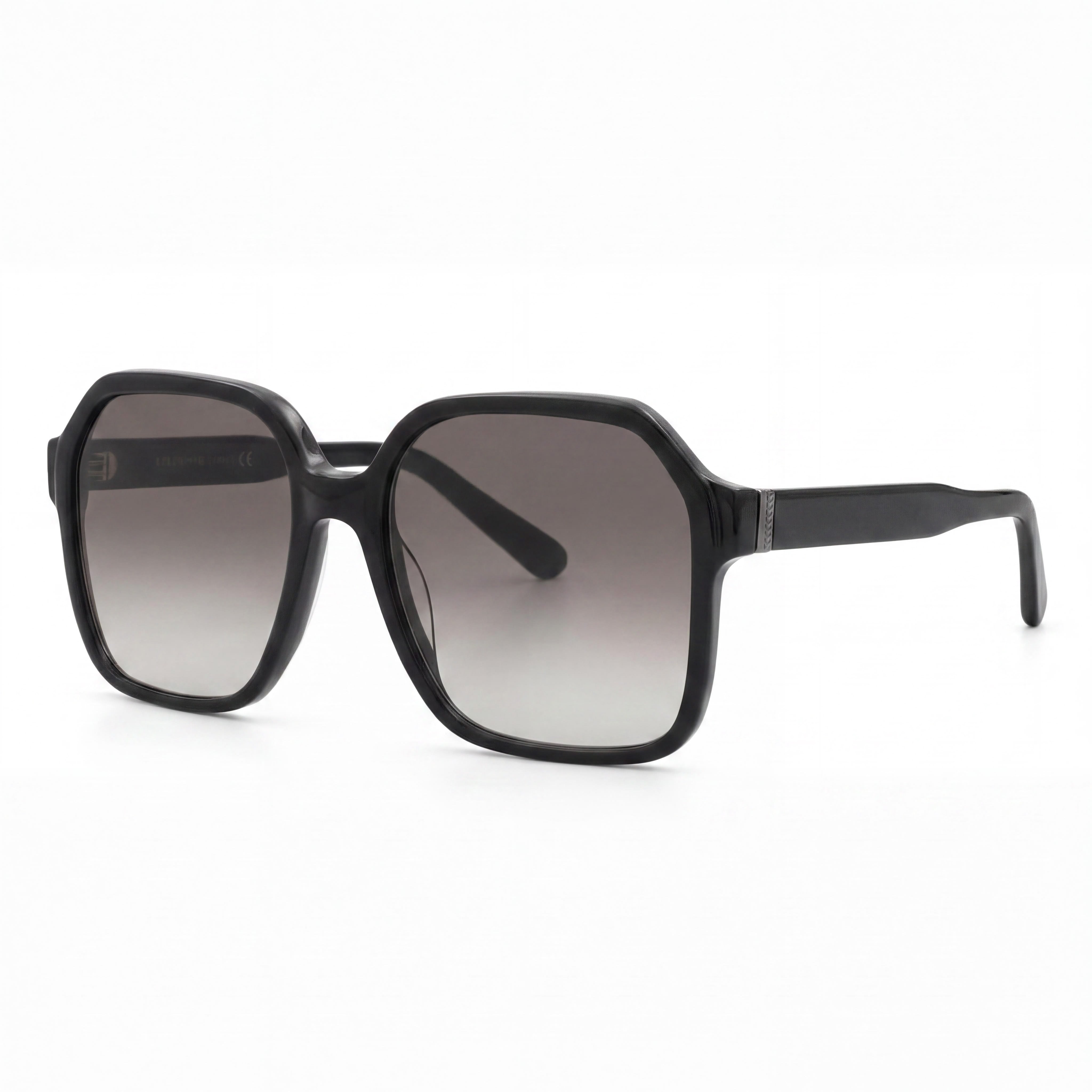 Gafas de sol cuadradas degradadas negras Ferragamo SF1069S para mujer, 56 mm, Photo 1