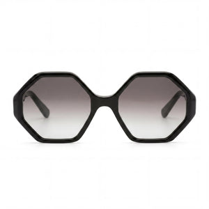 Ferragamo SF1070S Geometric Sunglasses for Women — front view, Acetate frame