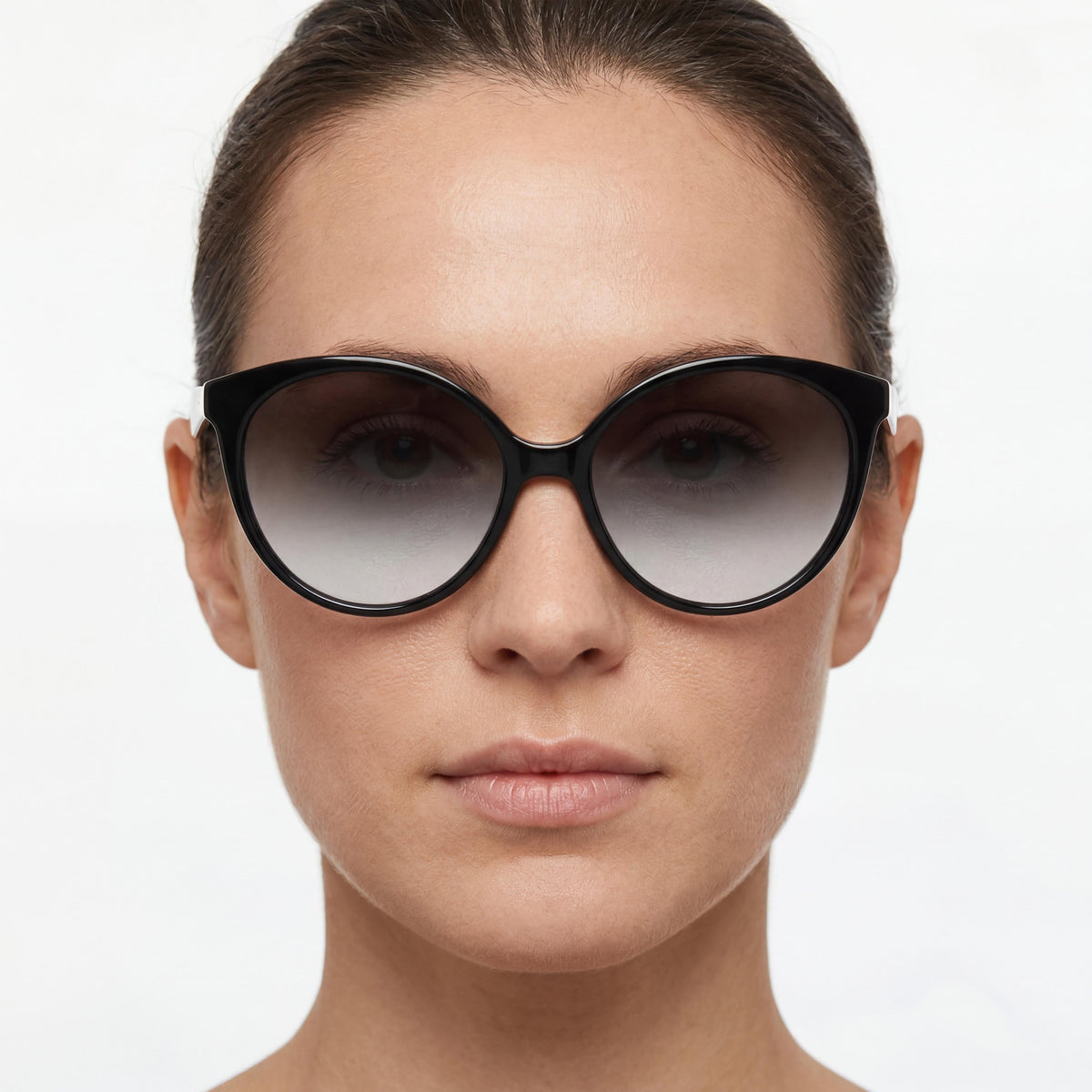 Gafas de sol redondas para mujer Ferragamo Sf1071s 001 negras, 58 mm, Photo 3