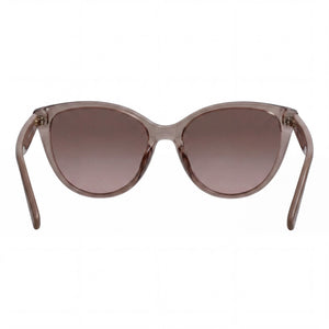Ferragamo SF1073S Cat Eye Sunglasses Women — side view, Non-Polarized Beige lens