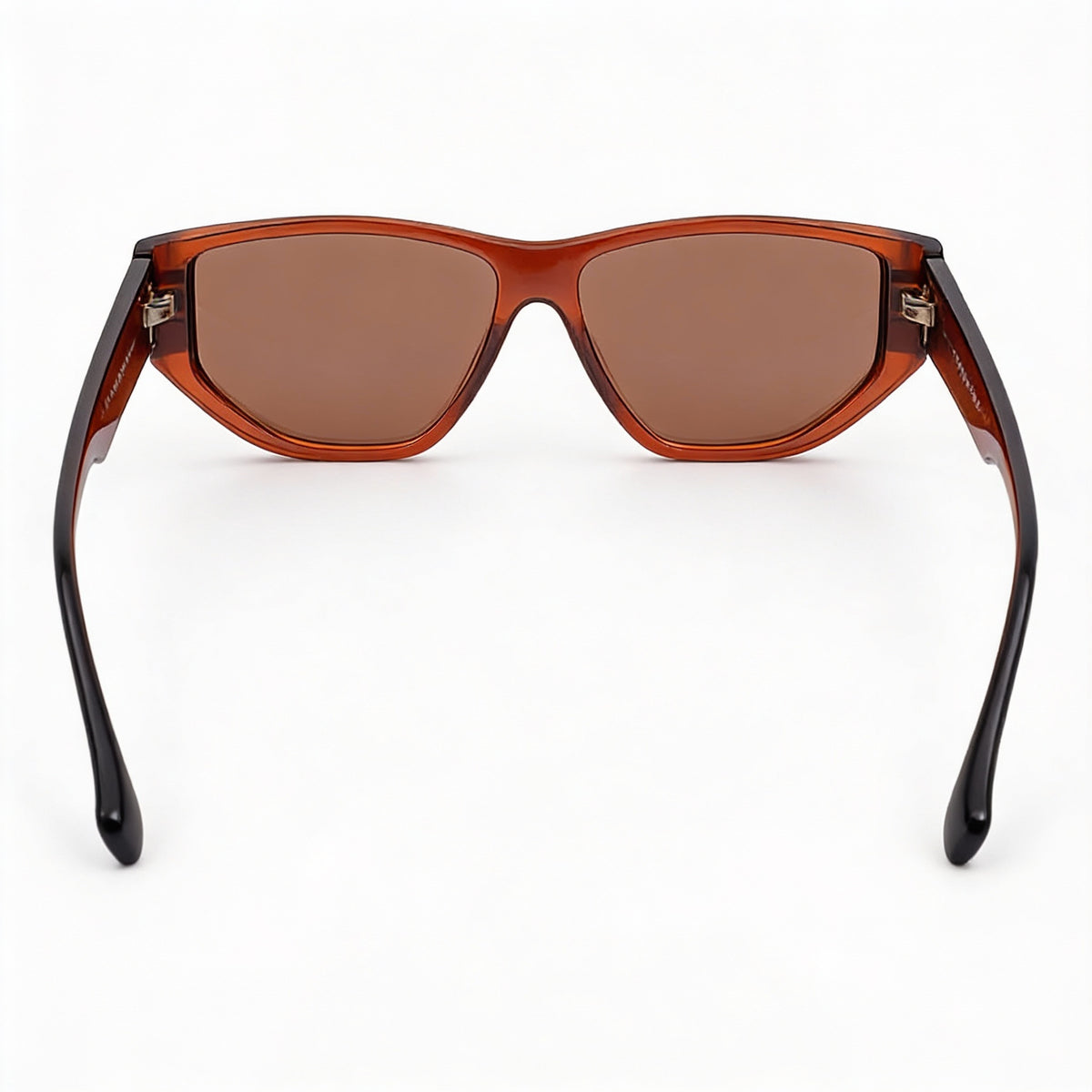 Gafas de sol rectangulares unisex Ferragamo Sf1077s marrones transparentes, 56mm, Photo 3