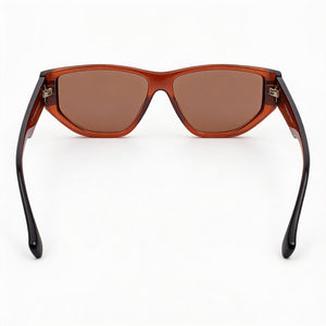 Ferragamo Sf1077s Rectangle Sunglasses Unisex — side view, Clear demo lens