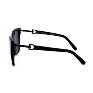 Ferragamo Sf1085sn Cat Eye Sunglasses Women — side view, Non-Polarized Black lens