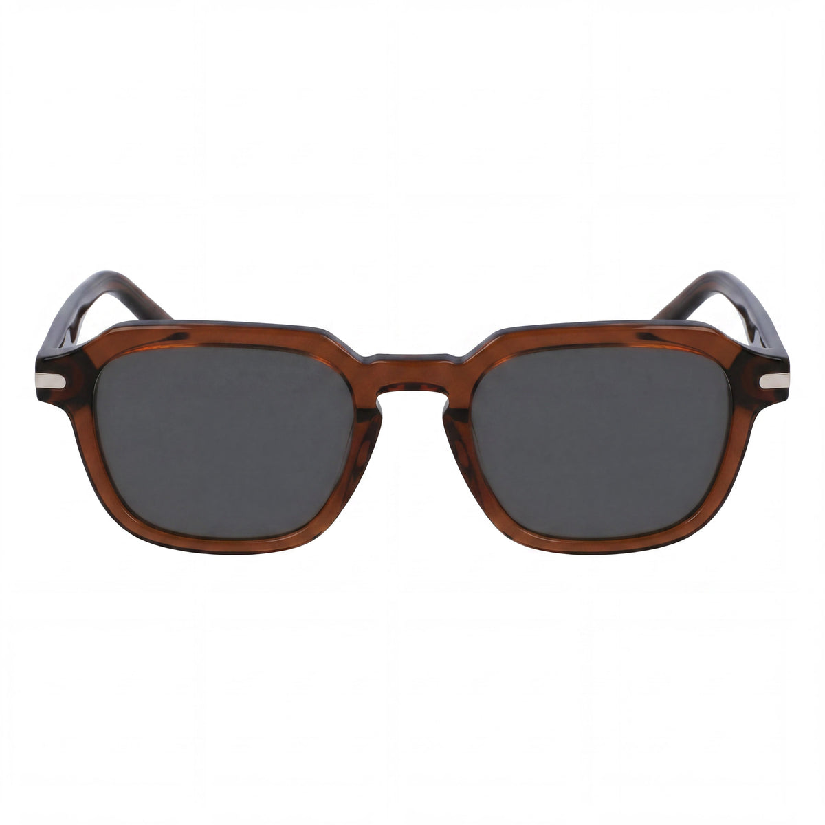 Ferragamo SF1089SN Transparent Brown Square Sunglasses Unisex, 52mm, Photo 2
