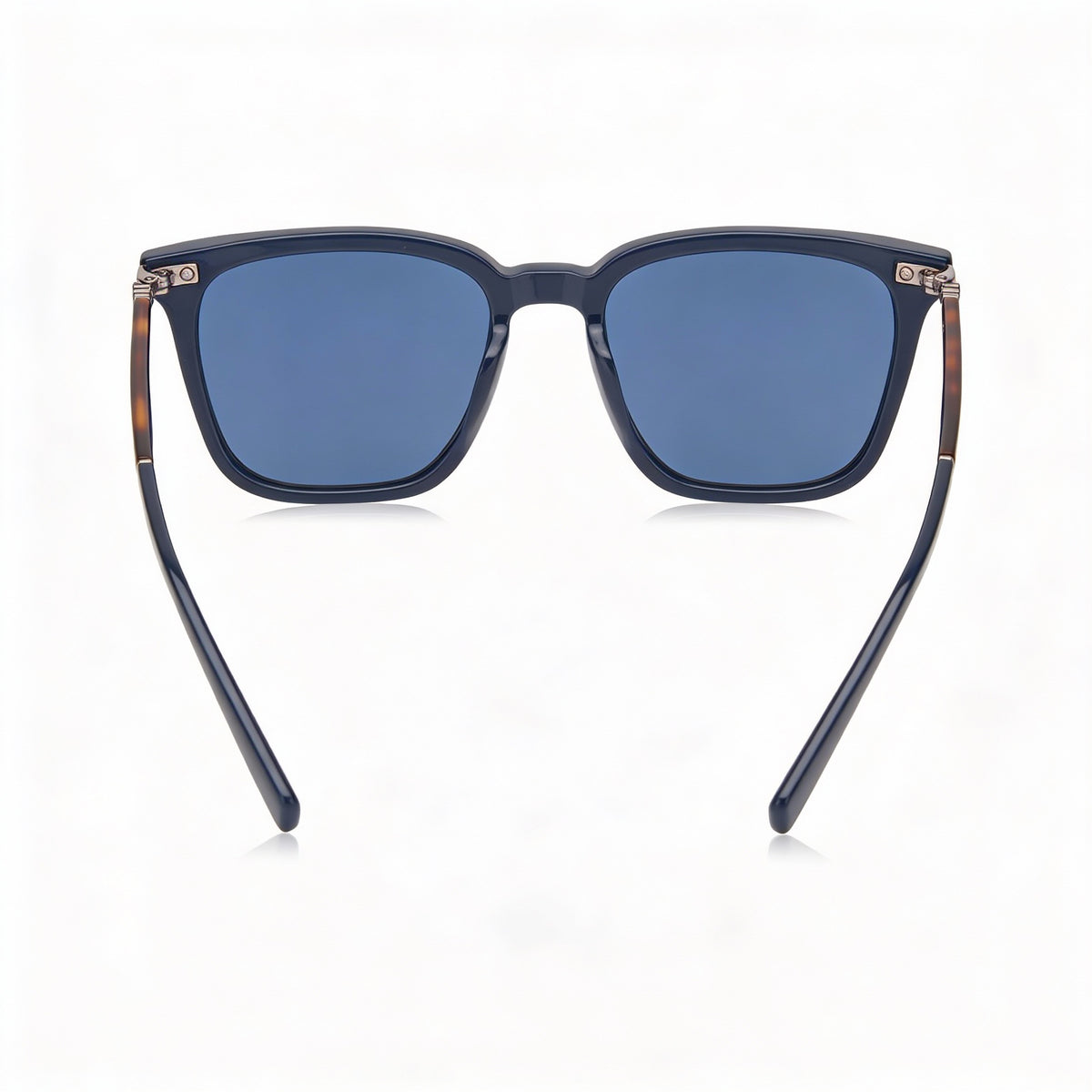 Gafas de sol cuadradas unisex Ferragamo Sf1100s azul marino, 52mm, Photo 4