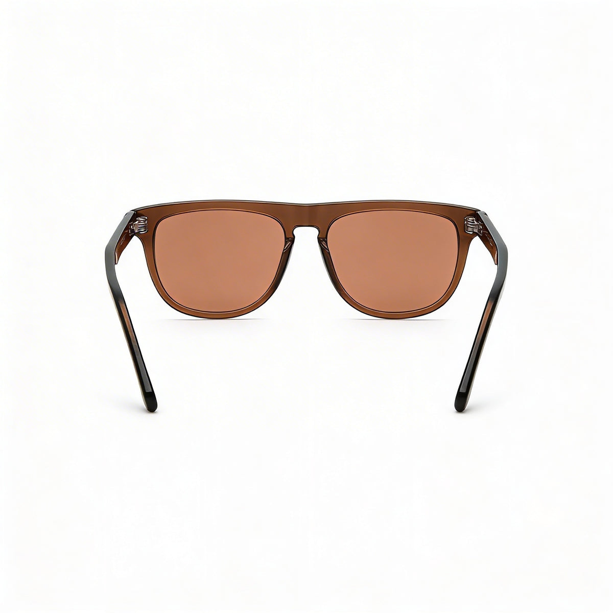 Ferragamo SF1111S Transparent Brown Square Sunglasses for Men, 55mm, Photo 3