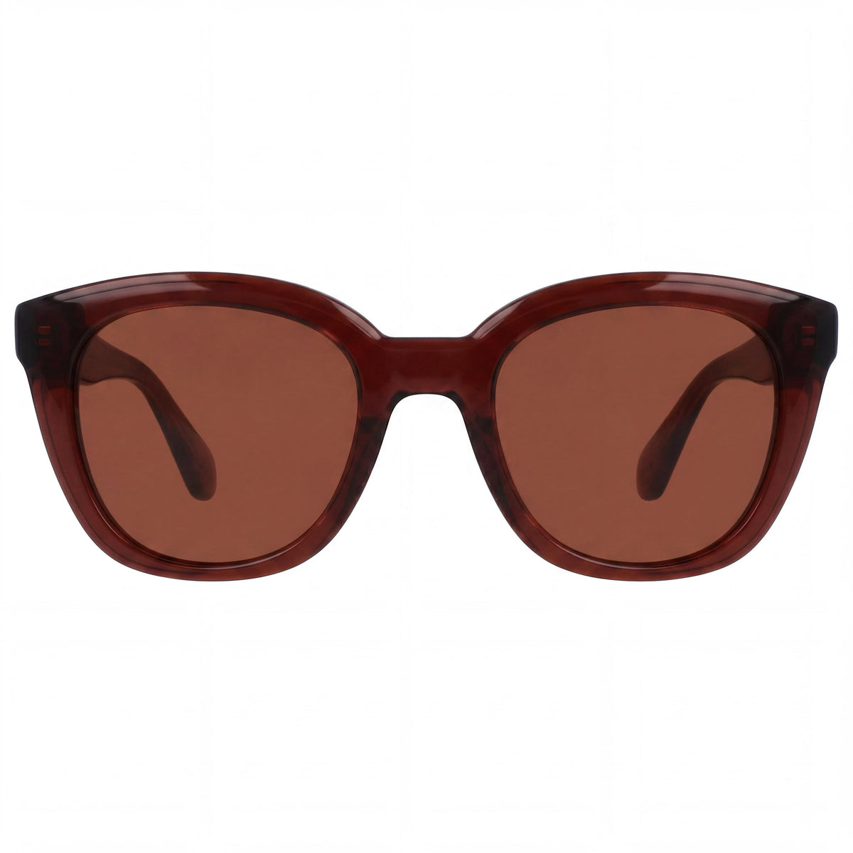 Gafas de sol Ferragamo SF2000S estilo ojo de gato para hombre, color marrón transparente, 52 mm, Photo 2
