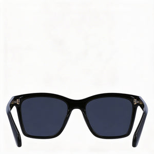 Ferragamo Sf2001s Rectangle Sunglasses Unisex — side view, Non-Polarized Solid Gray lens