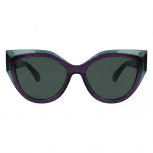 Ferragamo SF2004S Cat Eye Sunglasses for Women — front view, Plastic frame