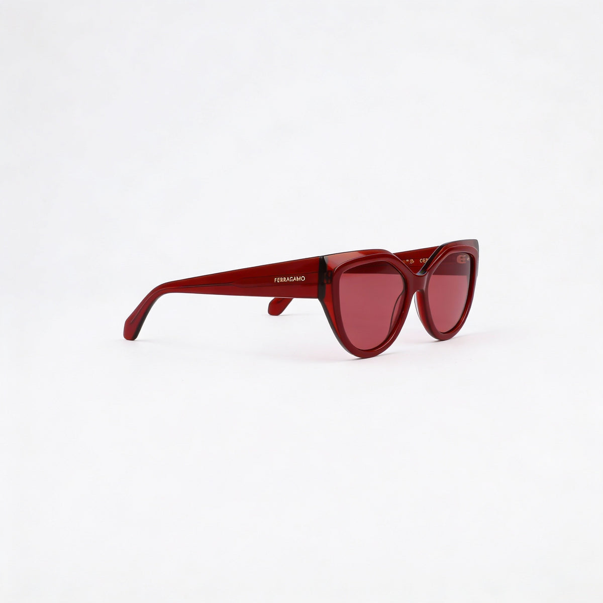 Gafas de sol ojo de gato Ferragamo Sf2004s rojas para hombre, 53 mm, Photo 3