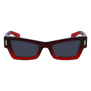 Ferragamo Sf2006s Rectangle Sunglasses Unisex — front view, Plastic frame