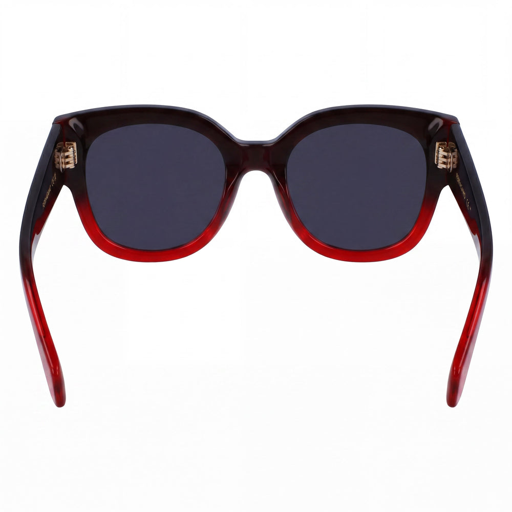 Ferragamo Sf2007s Rectangle Sunglasses Women — side view, Non-Polarized Gradient lens
