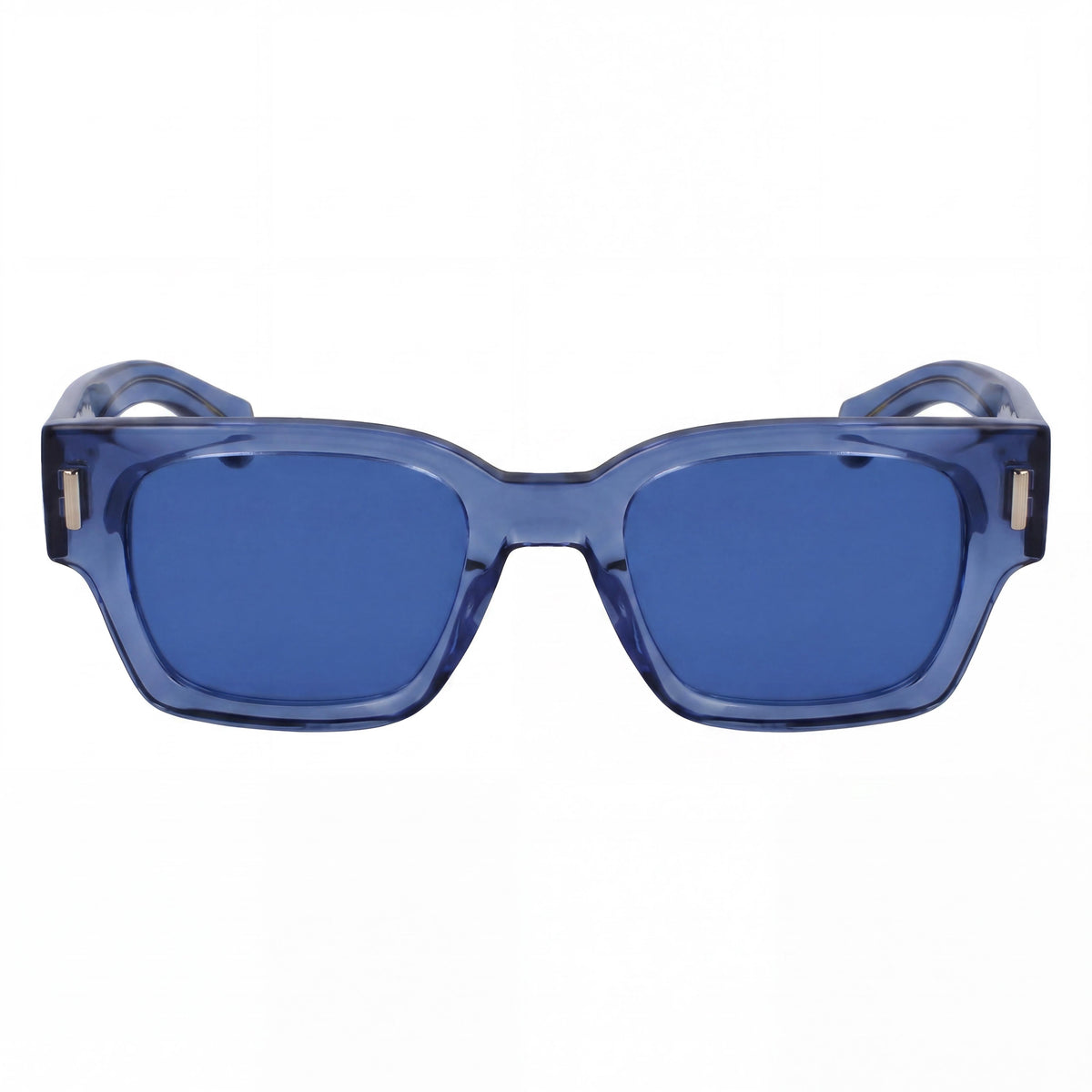 Ferragamo SF2010S Transparent Blue Rectangle Sunglasses Unisex, 52mm, Photo 2