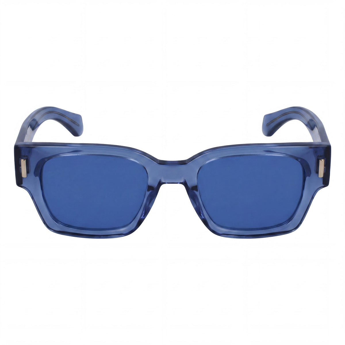 Gafas de sol unisex Ferragamo Sf2010s cuadradas en azul transparente, 52 mm, Photo 2